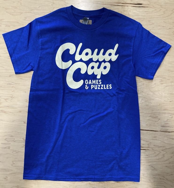 T-Shirt - Cloud Cap Logo - Blue  - XL