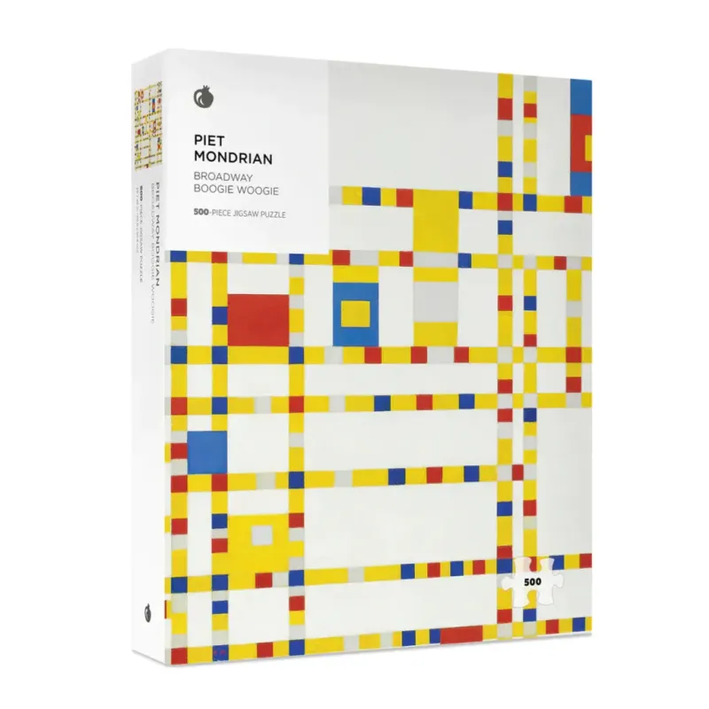 Piet Mondrian: Broadway Boogie Woogie 500-Piece Jigsaw Puzzle