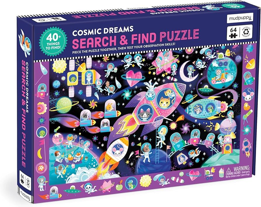 Cosmic Dreams 64pc Search &amp; Find Jigsaw Puzzle