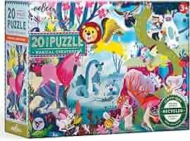 Magical Creatures 20pc Eeboo Jigsaw Puzzle
