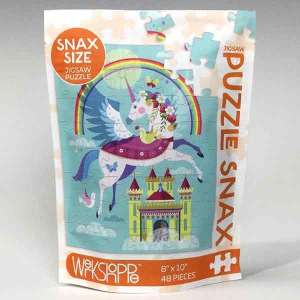 Rainbow Unicorn 48pc Puzzle Snax Jigsaw Puzzle