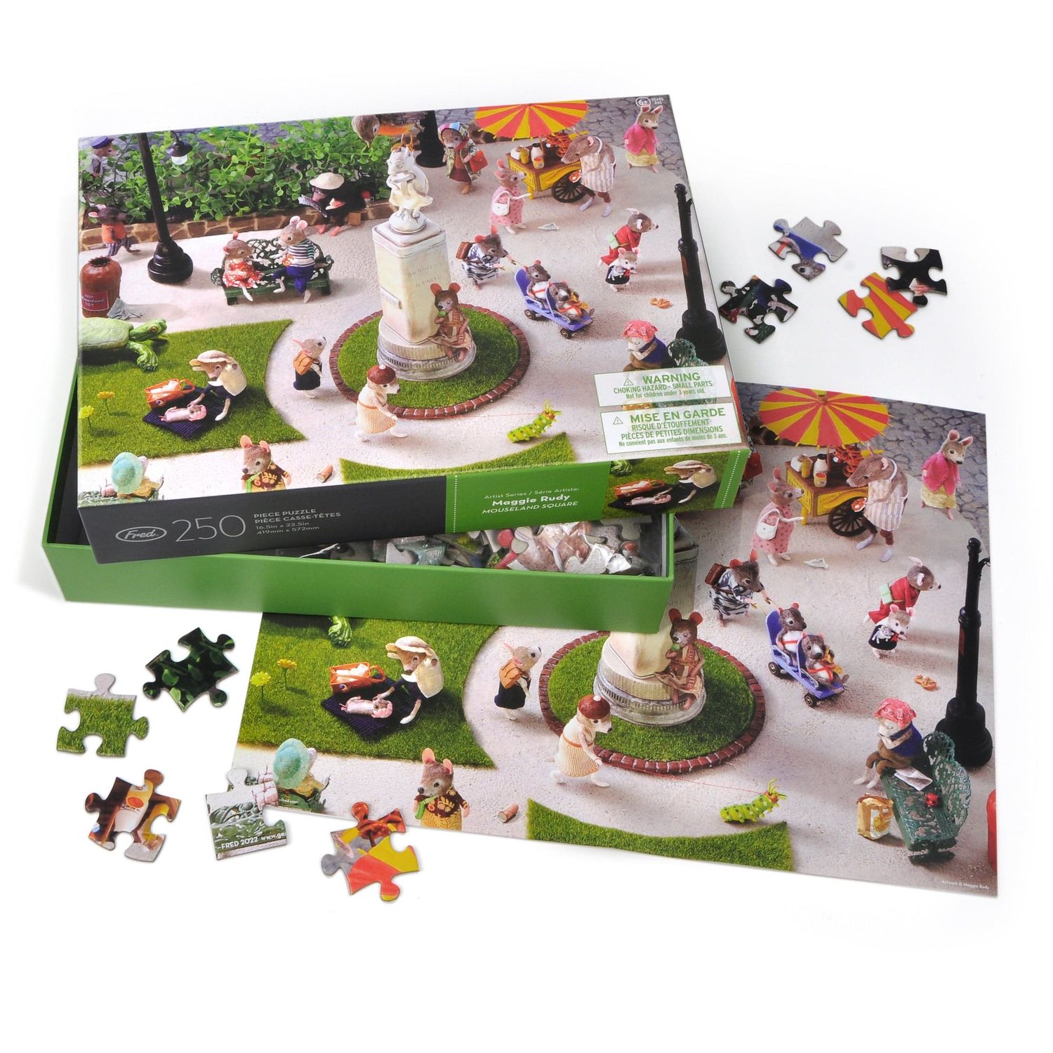Mouseland Square 250pc Fred Jigsaw Puzzle