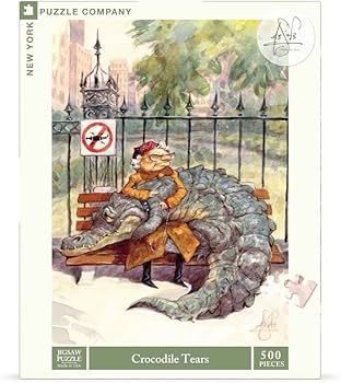 Crocodile Tears 500pc New York Puzzle Company Jigsaw Puzzle