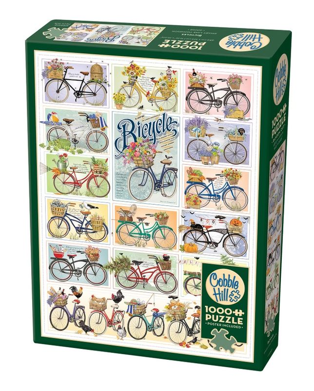 Bicycles 1000pc Cobble Hill Jigsaw Puzzle