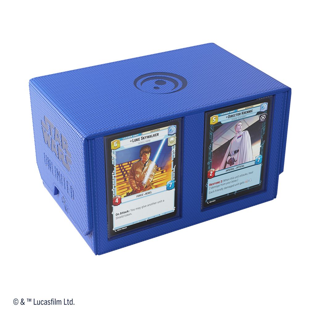 Star Wars: Unlimited Double Deck Pod - Blue Deck Box