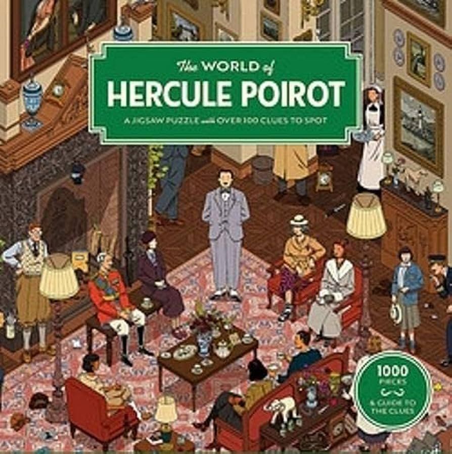 The World of Hercule Poirot 1000pc Jigsaw Puzzle