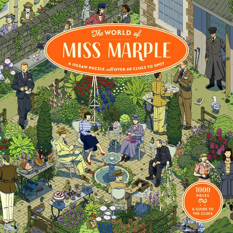 The World of Miss Marple 1000pc Jigsaw Puzzle