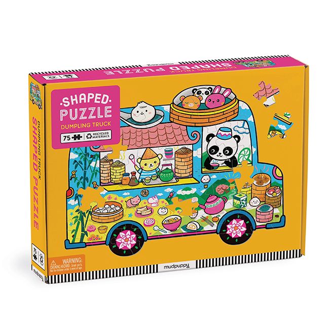 Shaped Scene Dumpling Truck 75pc Jigsaw Puzzle