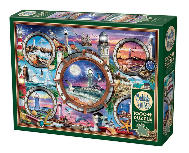 Lighthouses 1000pc Jigsaw Puzzle