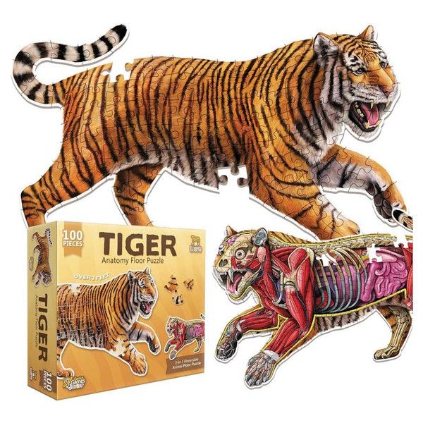 Puzzle: AA: Floor Puzzle: Tiger 100pc