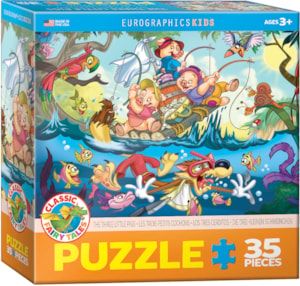 The Three Little Pigs 35pc Eurographics Jigsaw Puzzle