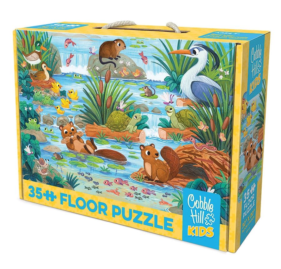 Beaver and Friends (35pc) Floor Puzzle - Ages 3+