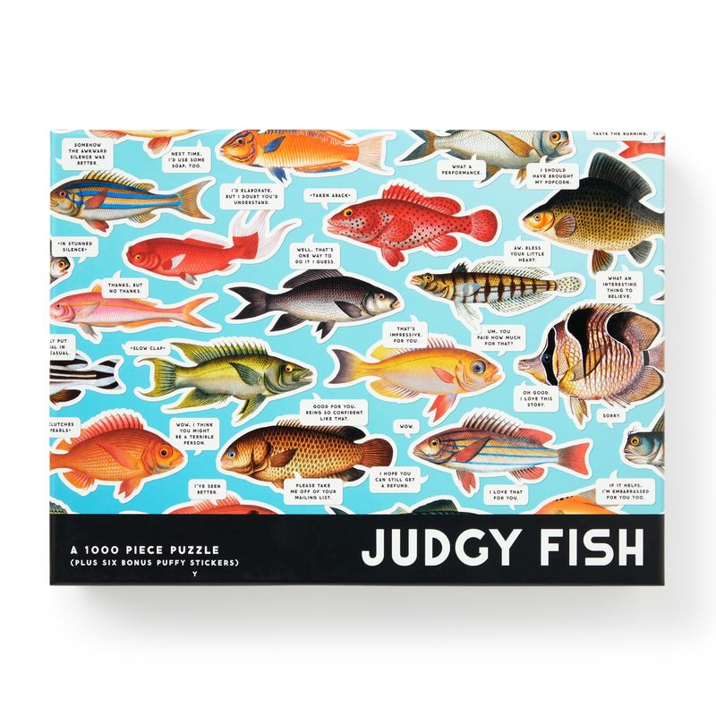 Judgy Fish 1000pc Jigsaw Puzzle (Brass Monkey)