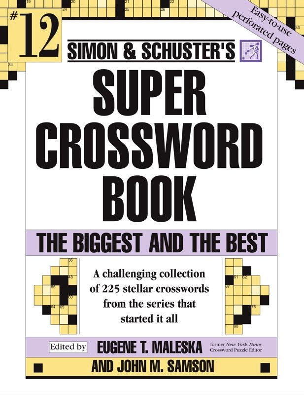 Super Crossword Puzzle Book #12