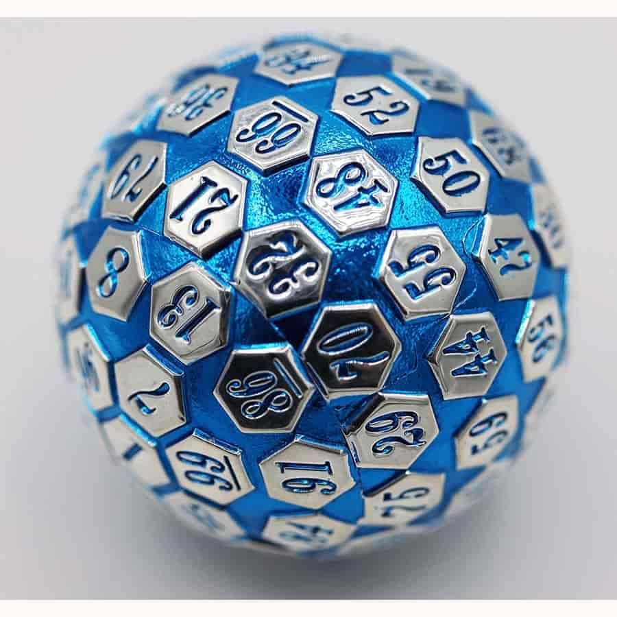 45mm Metal D100: Blue&amp;Silver
