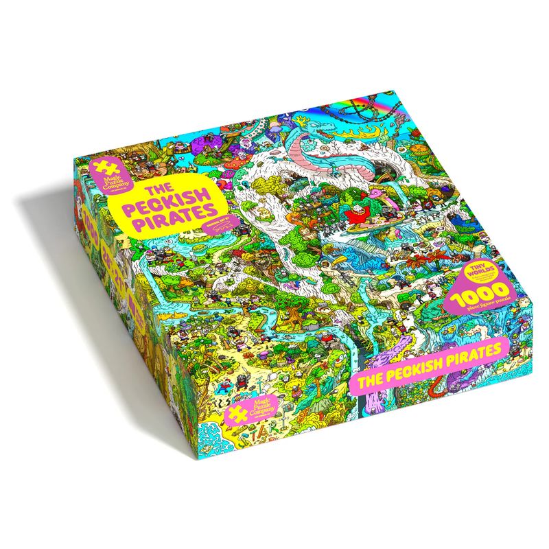 Magic Puzzle - The Peckish Pirates 1000pc Jigsaw Puzzle