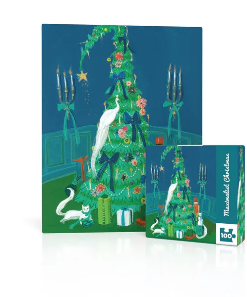 Maximalist Christmas Mini 100pc New York Puzzle Company Jigsaw Puzzle