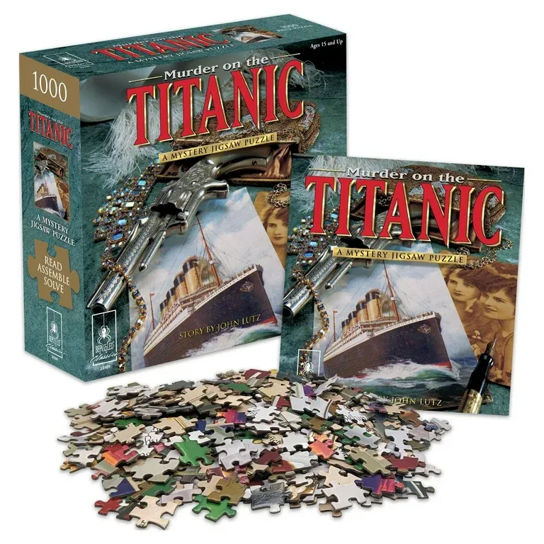 Mystery Jigsaw Puzzle: MURDER ON THE TITANIC (1000 PC)