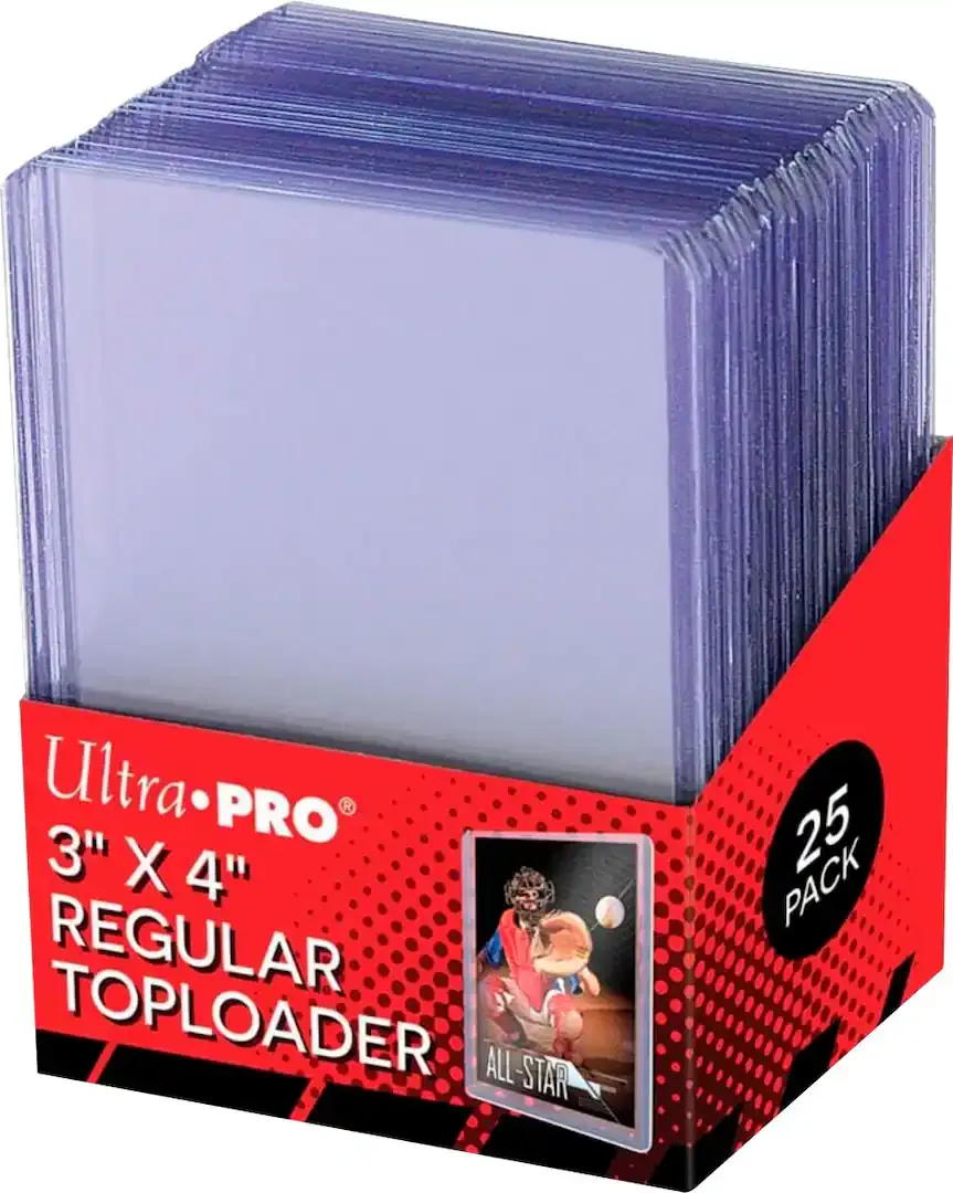 Hard Sleeve Toploader: 3in x 4in Clear Regular (25)