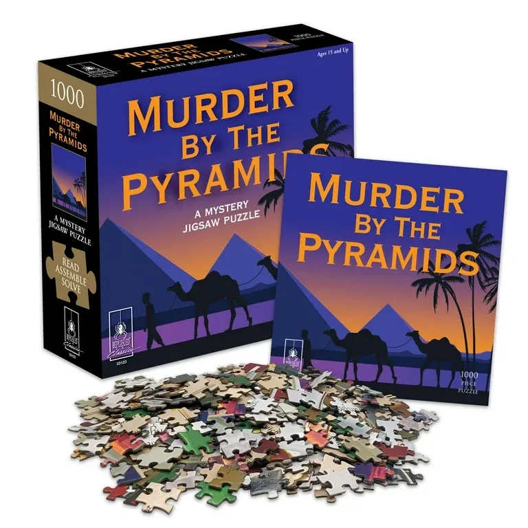 Mystery Jigsaw Puzzle: Murder by the Pyramids (1000pc)
