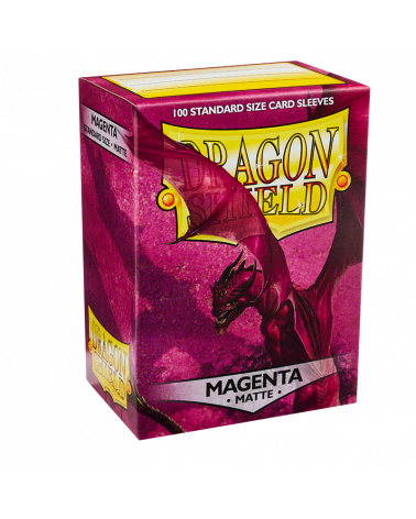 Dragon Shield Sleeves 100ct - Matte Magenta