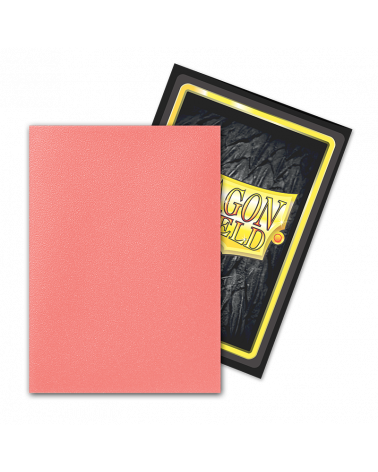Dragon Shield 100ct Matte Dual Sleeves - Peach