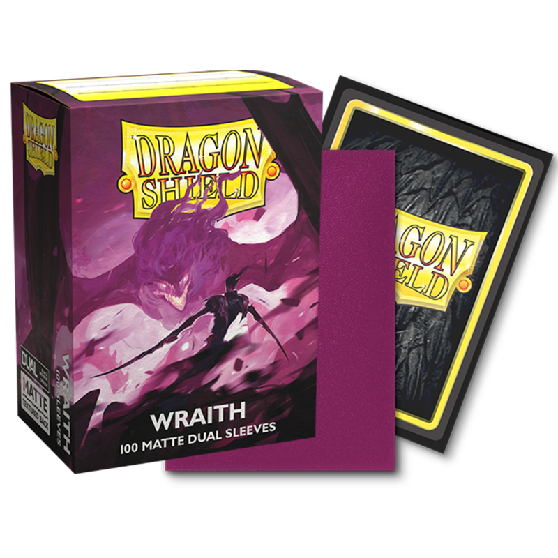 Dragon Shield 100ct Matte Dual Sleeves - Wraith