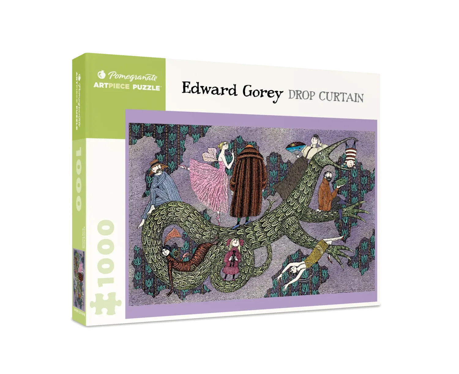 Edward Gorey: Drop Curtain 1000pc Pomegranate Jigsaw Puzzle
