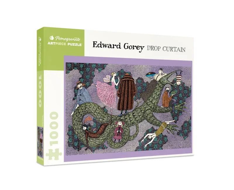 Edward Gorey: Drop Curtain 1000pc Pomegranate Jigsaw Puzzle