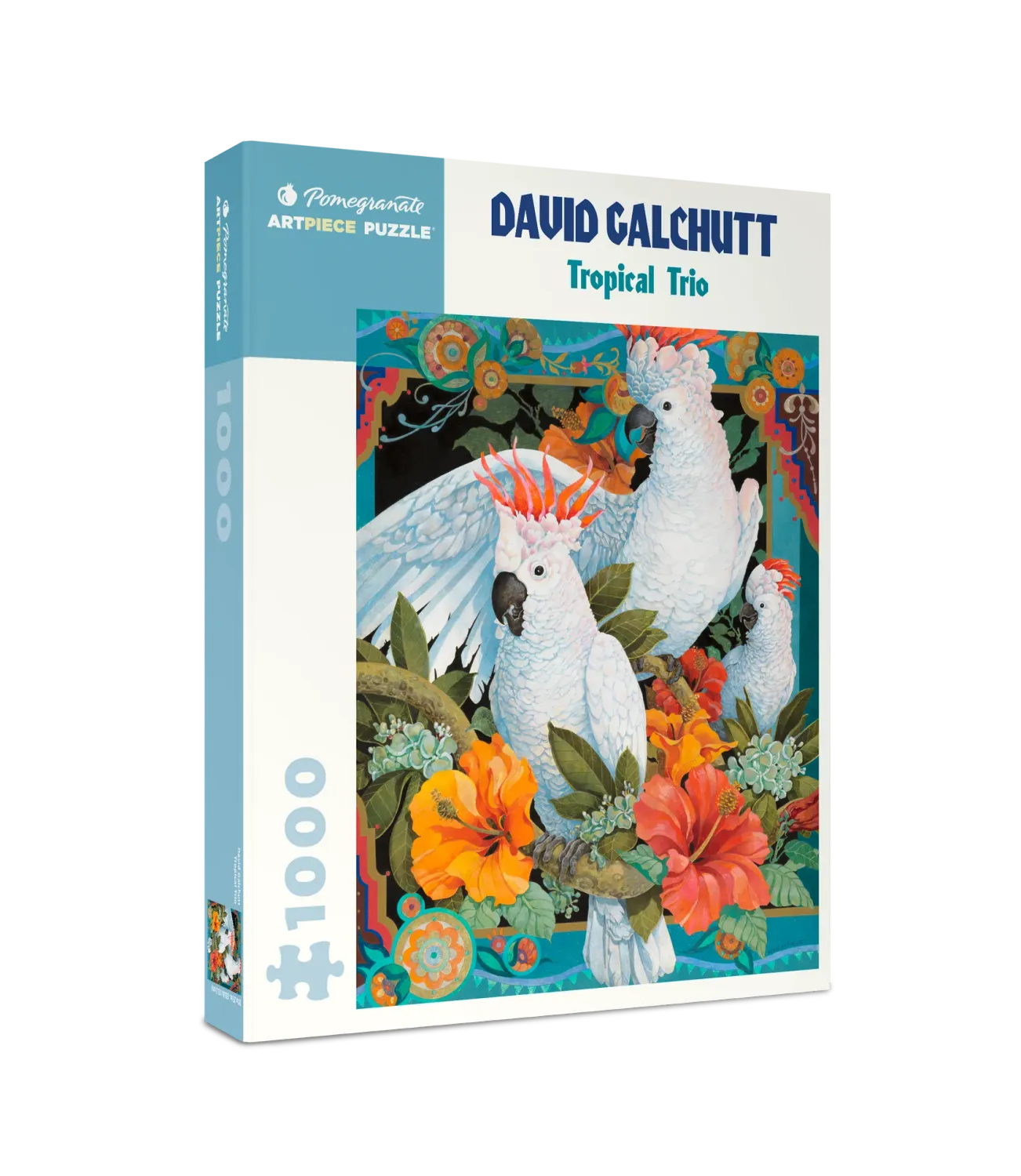 David Galchutt: Tropical Trio 1000pc Pomegranate Jigsaw Puzzle