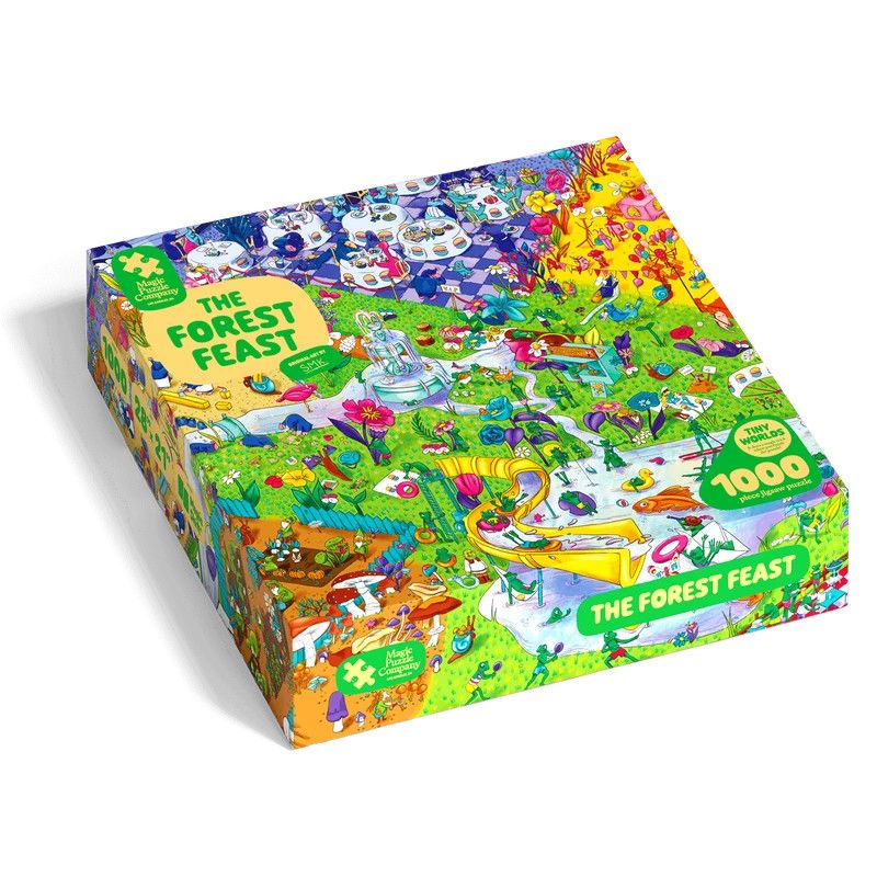 Magic Puzzle - The Forest Feast 1000pc Jigsaw Puzzle