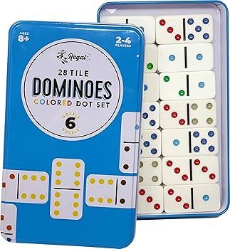 28 Tile Double 6 Dominoes (Regal)