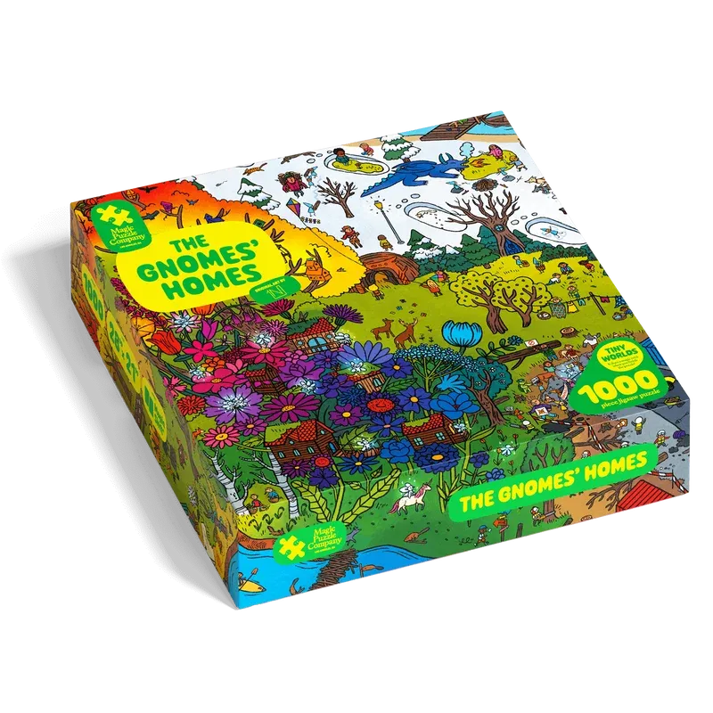 Magic Puzzle - The Gnomes' Homes 1000pc Jigsaw Puzzle