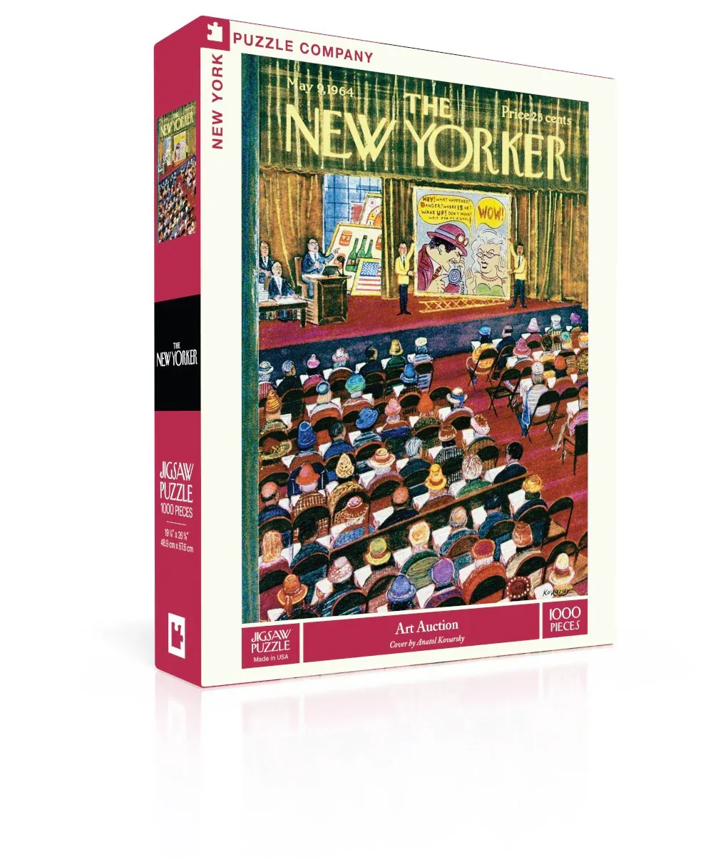 Art Auction 1000pc New York Jigsaw Puzzle