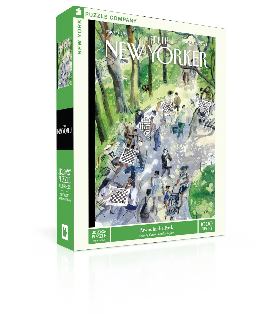 Pawns in the Park  1000pc New York Jigsaw Puzzle