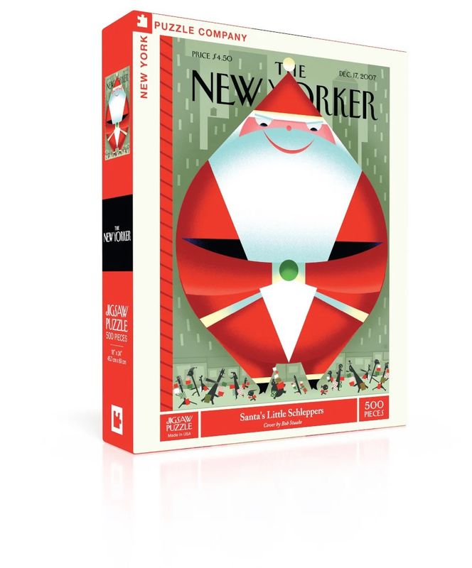 Santa's Little Schleppers 500pc New York Puzzle Company Jigsaw Puzzle