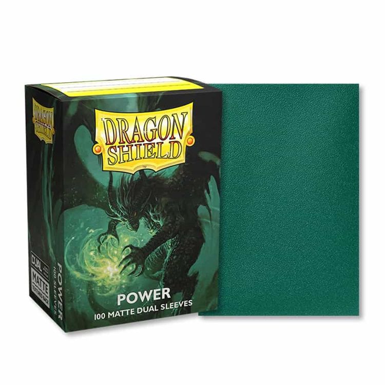 Dragon Shield 100ct Matte Dual Sleeves - Power Metallic