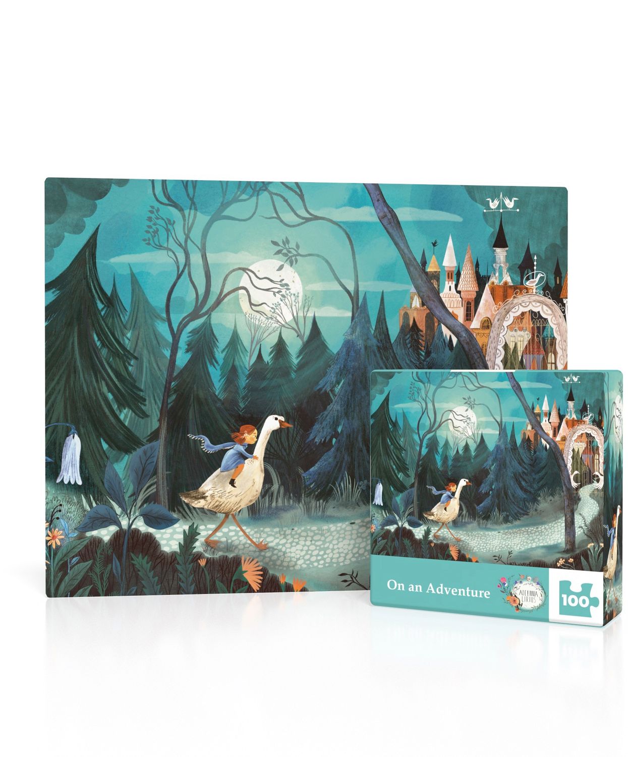 On An Adventure Mini 100pc New York Puzzle Company Jigsaw Puzzle