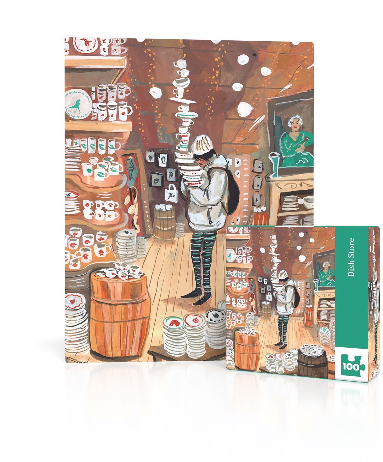 Dish Store Mini 100pc New York Puzzle Company Jigsaw Puzzle