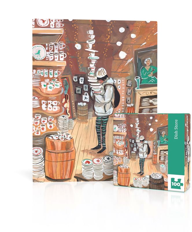 Dish Store Mini 100pc New York Puzzle Company Jigsaw Puzzle