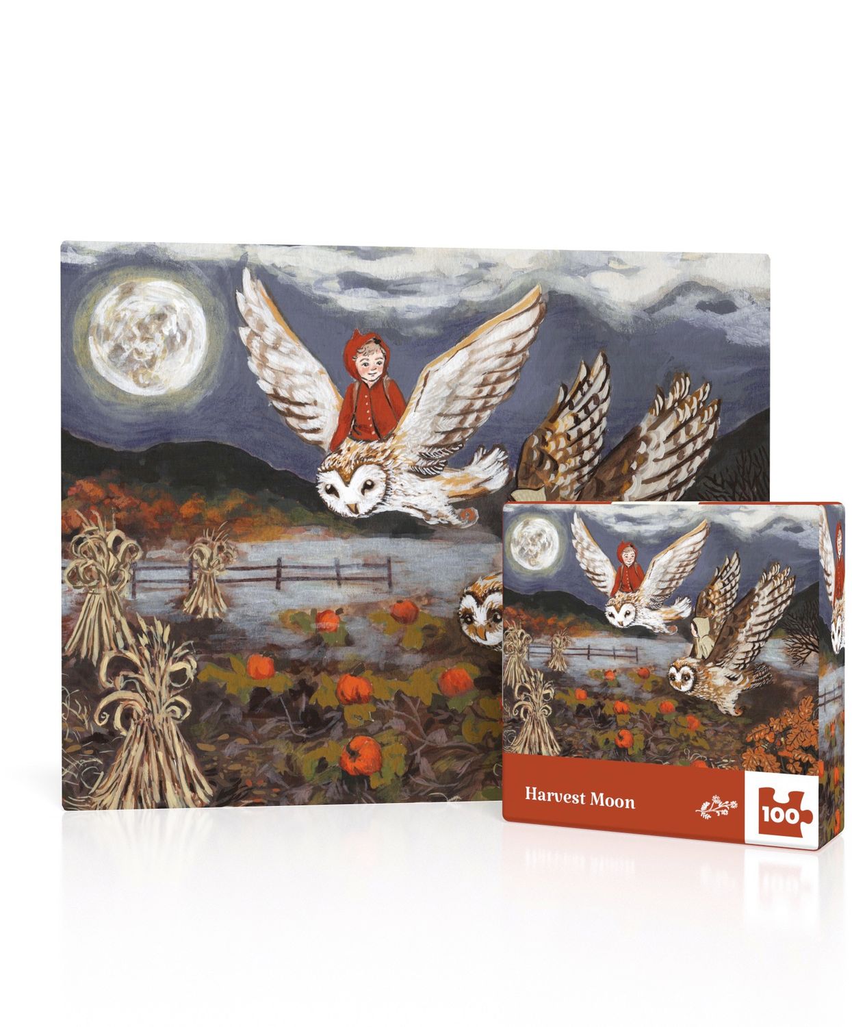 Harvest Moon Mini 100pc New York Puzzle Company Jigsaw Puzzle