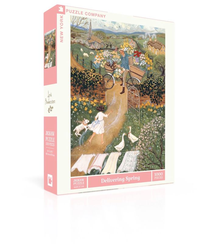 Delivering Spring 1000pc New York Puzzle Company Jigsaw Puzzle
