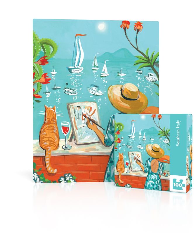 Southern Italy Mini 100pc New York Puzzle Company Jigsaw Puzzle