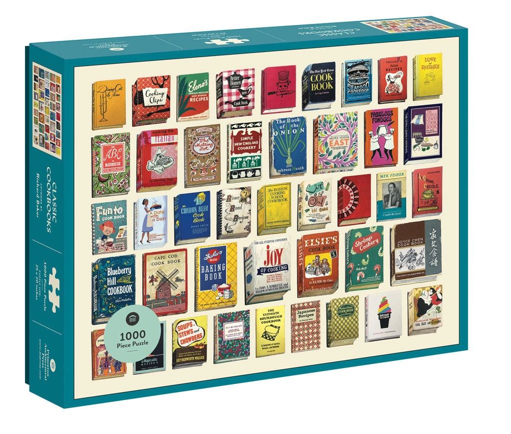 Classic Cookbooks 1000pc Puzzle