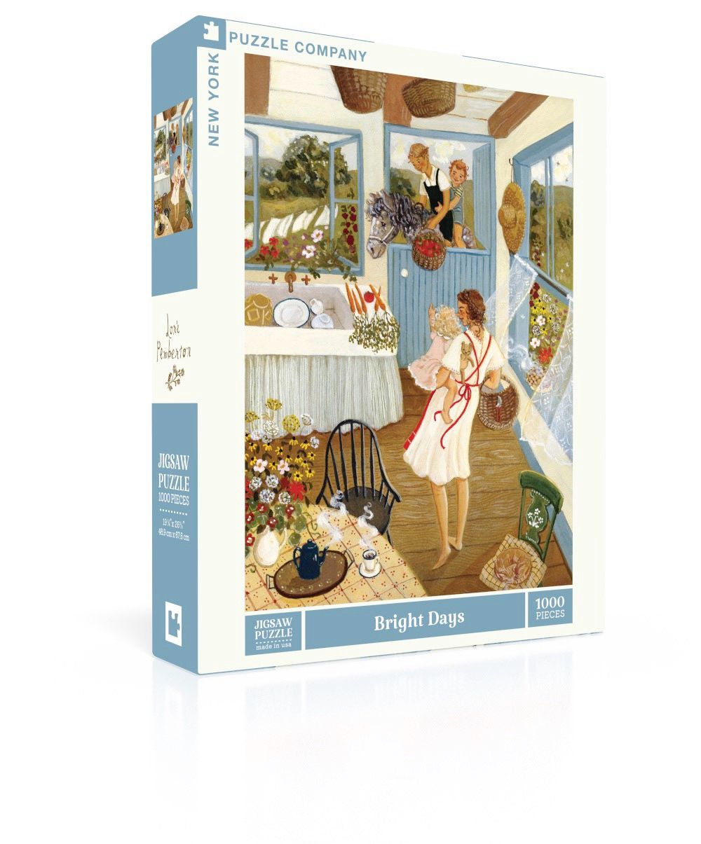 Bright Days 1000pc New York Puzzle Company Jigsaw Puzzle