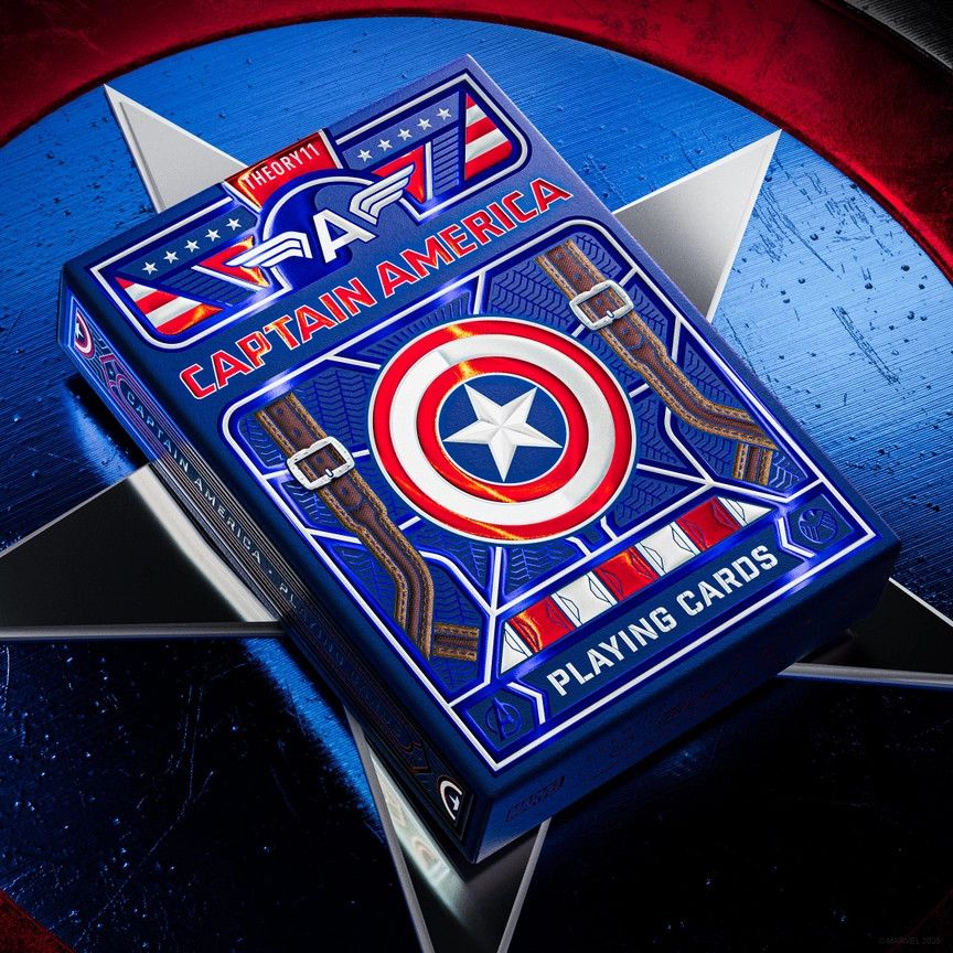 Theory 11 Playing Cards: Captain America