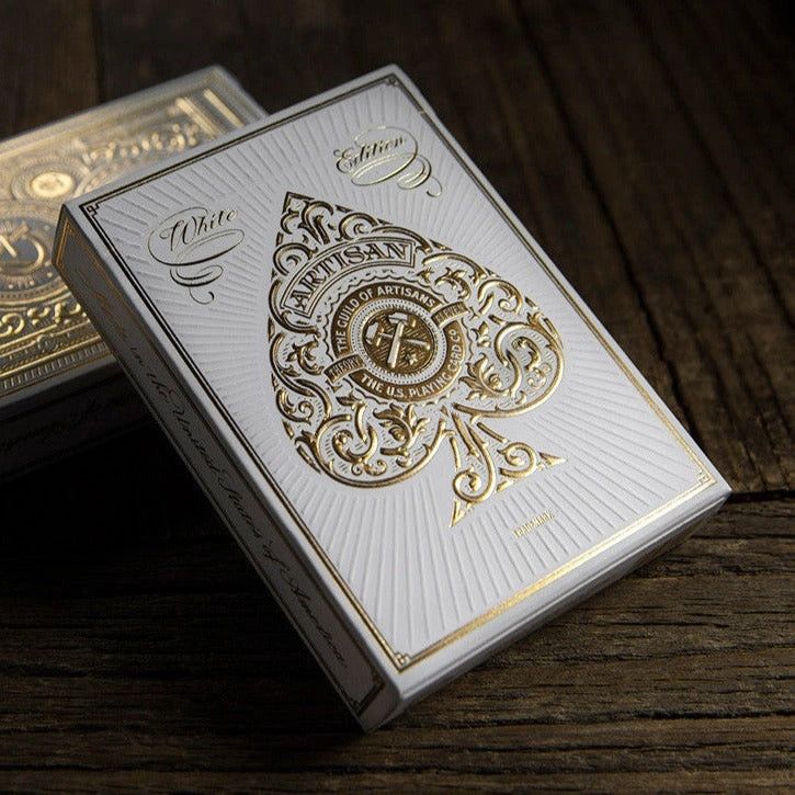 Theory 11 Playing Cards: White Artisan