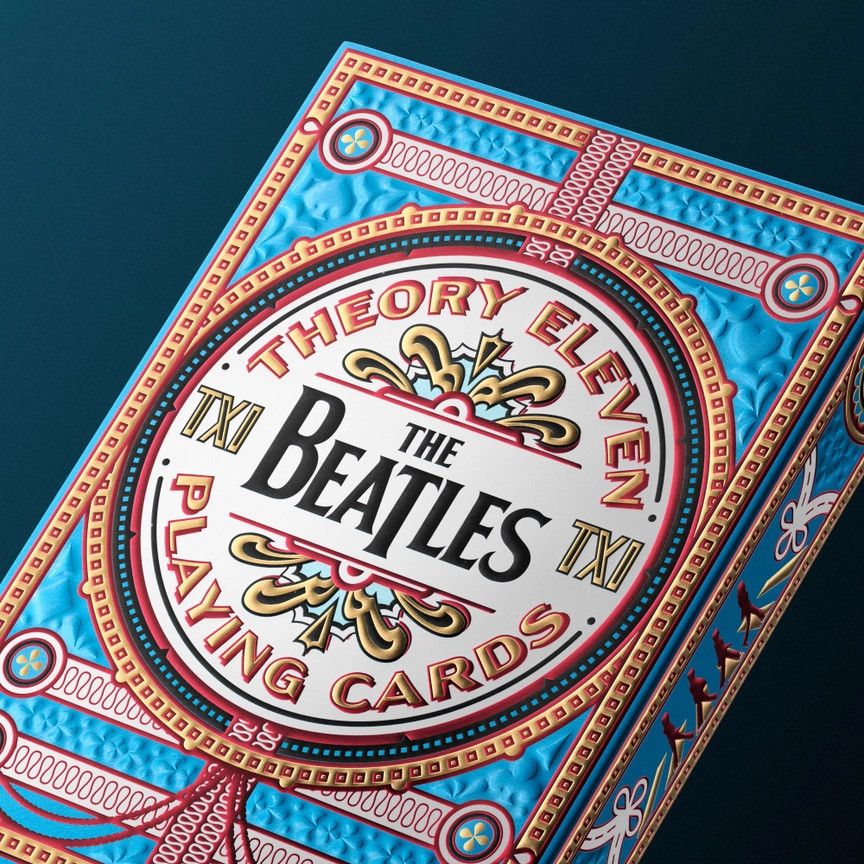 Theory 11 Playing Cards: The Beatles Blue