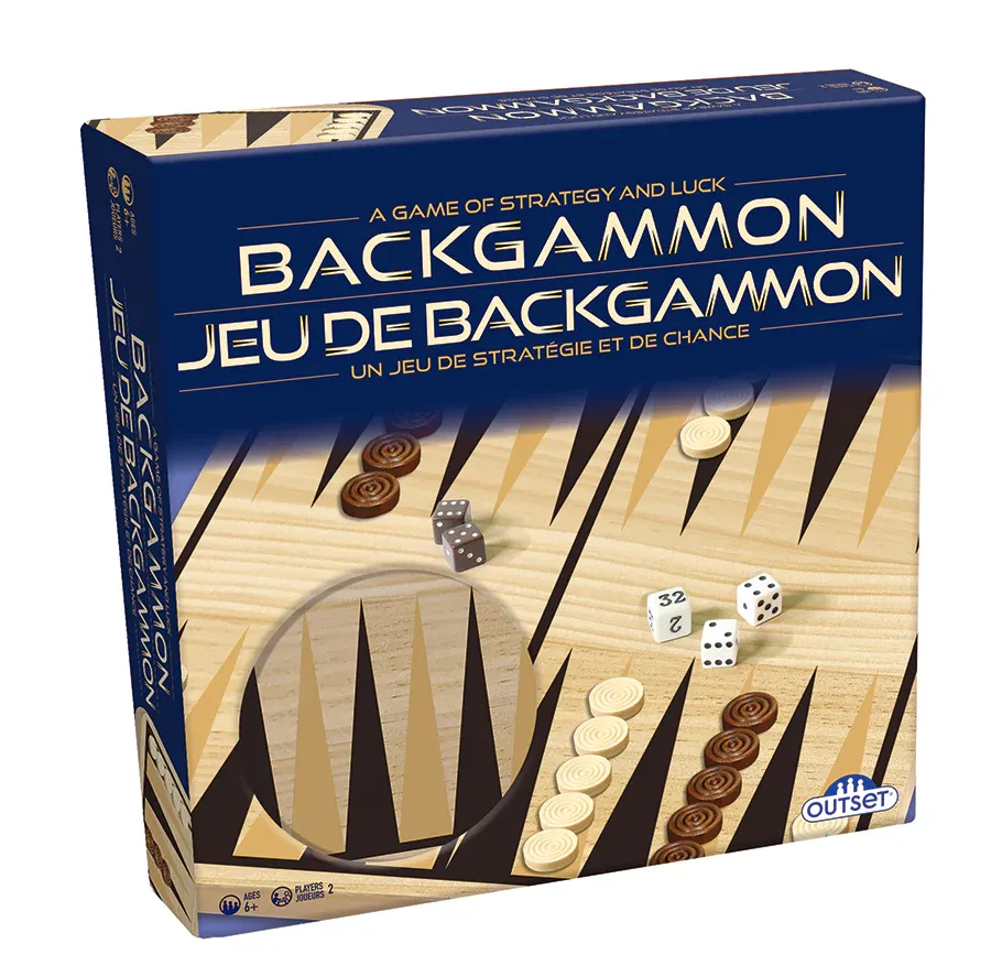 Wood Backgammon Set
