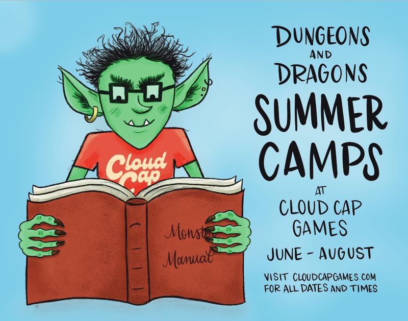 Dungeons and Dragons Summer Camp (7/20-7/24) - 2:30pm Afternoon Session